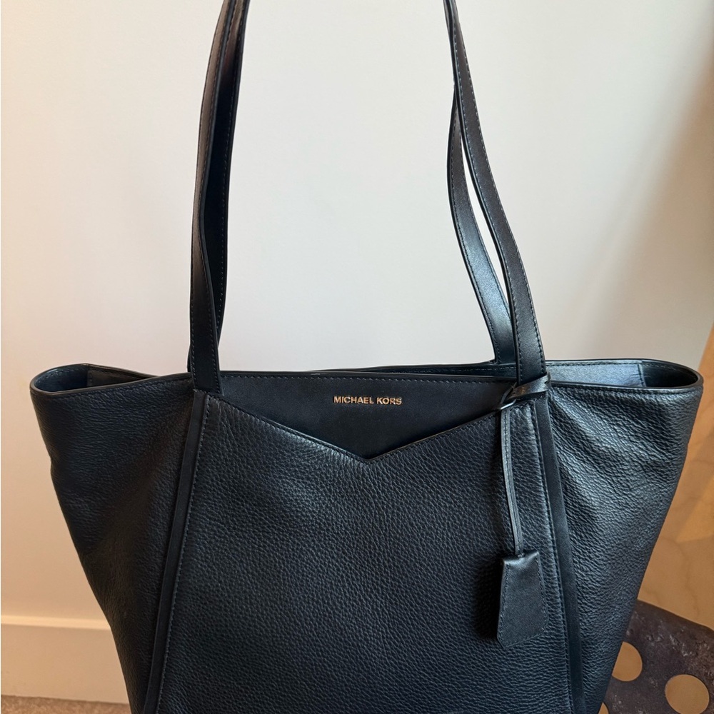Michael Kors Black Tote with Structured Silhouette
